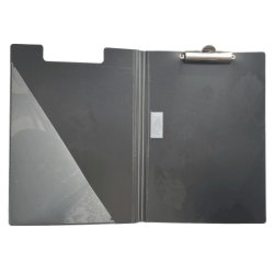 Clipboard A4, dobbelt. PP. SORT
